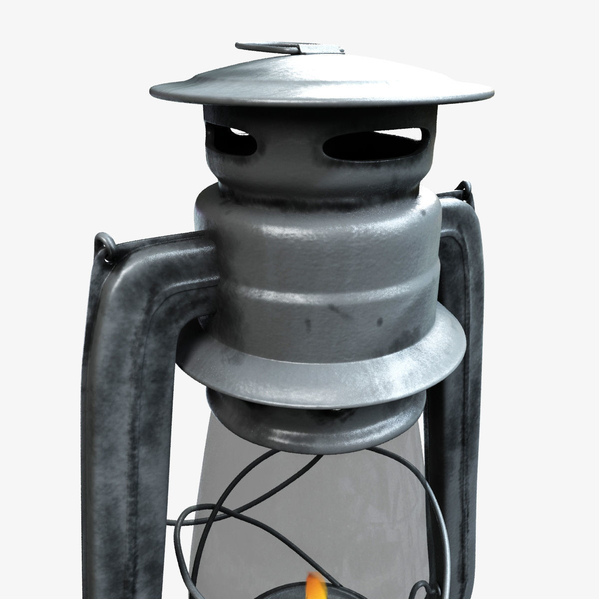 lantern metal 3D model_7