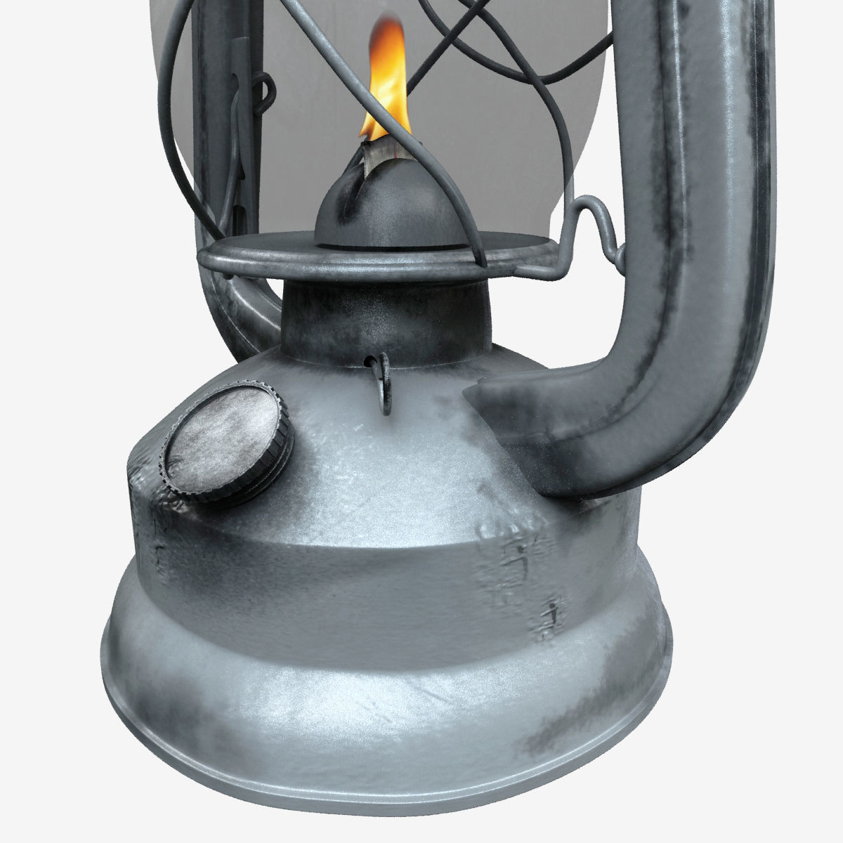 lantern metal 3D model_5
