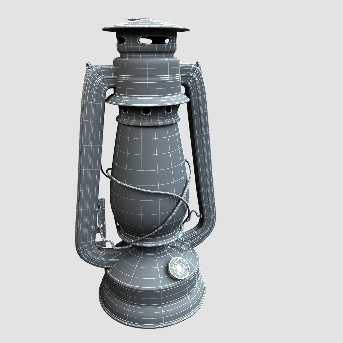 lantern metal 3D model_9