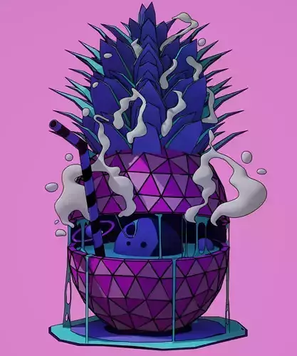 Pineapple 3D For scenes