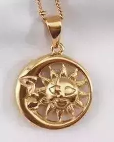 moon and sun necklace