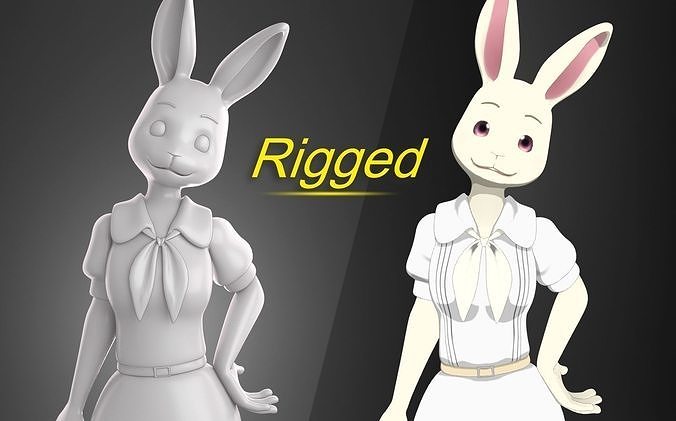 Haru Beastars Anime 3D model
