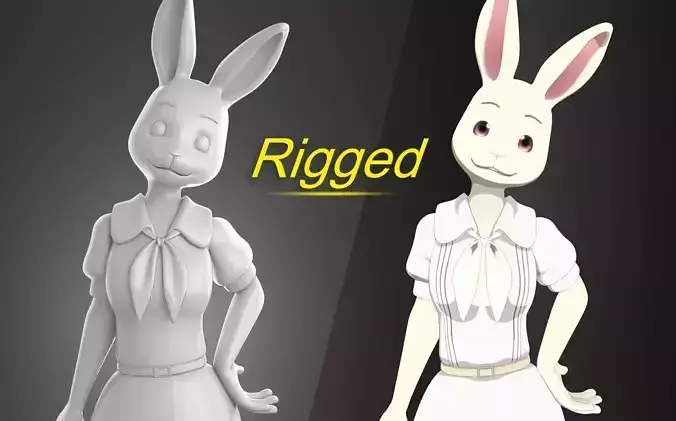 Haru Beastars Anime 3D model