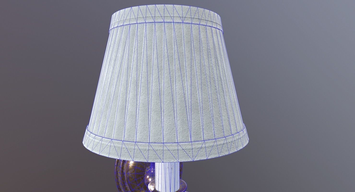 Wall Lamp Game Ready Low-poly 3D model_24