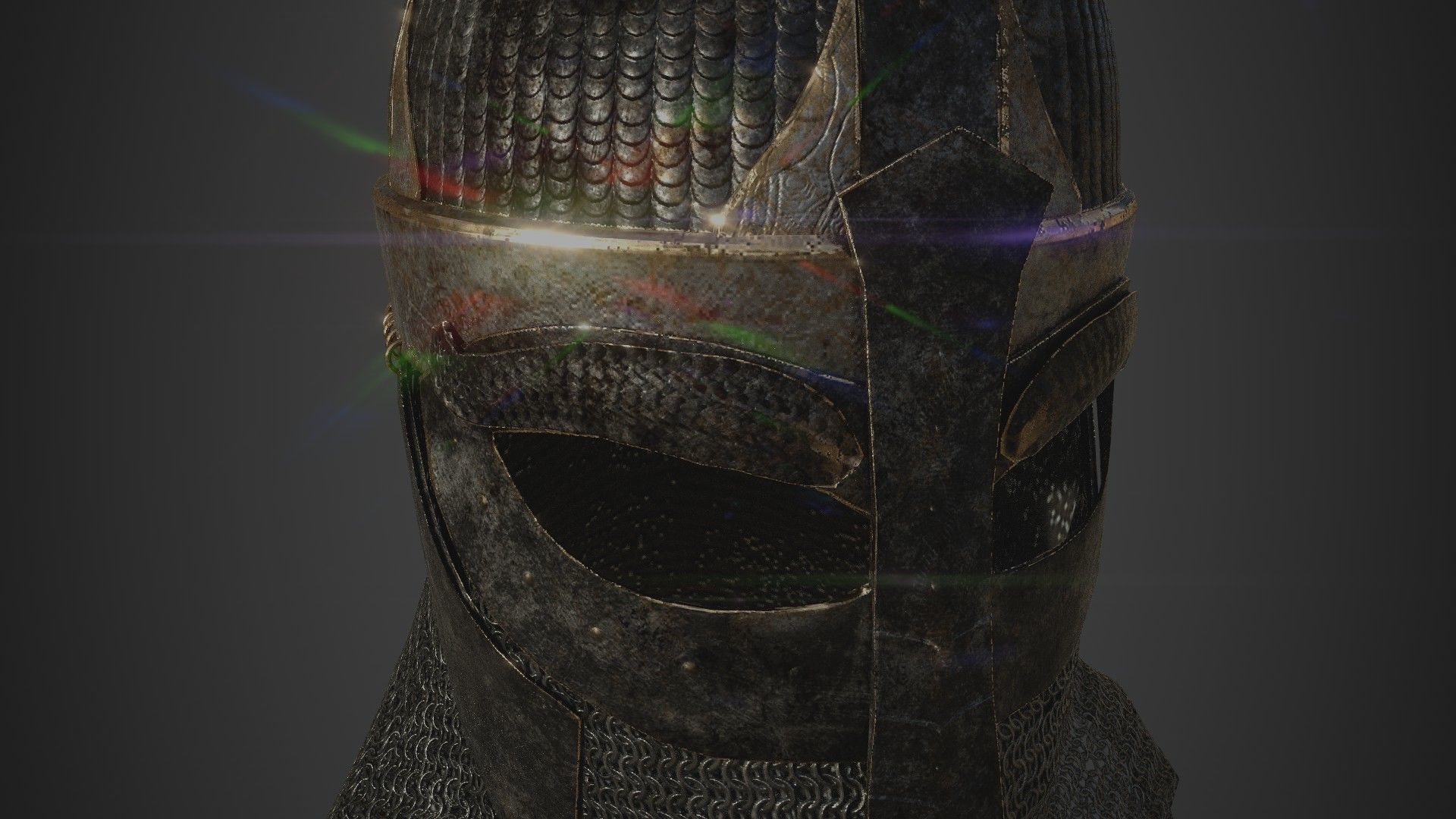 Scandinavian Helmet 3D model_17