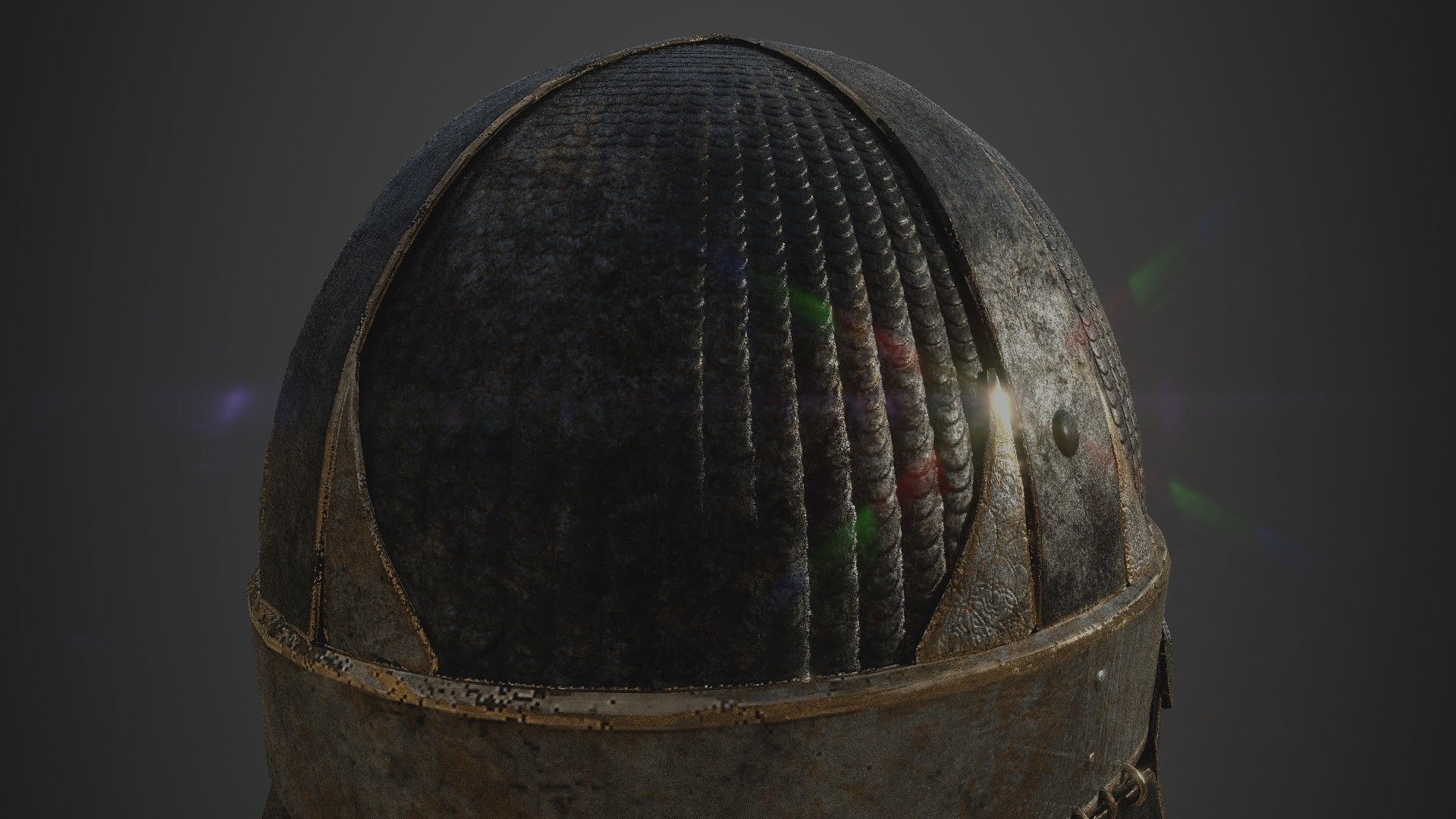 Scandinavian Helmet 3D model_9