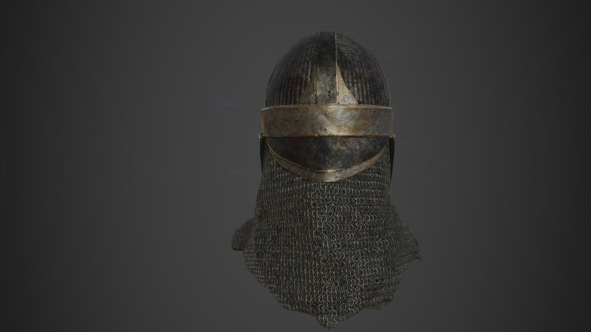 Scandinavian Helmet 3D model_13