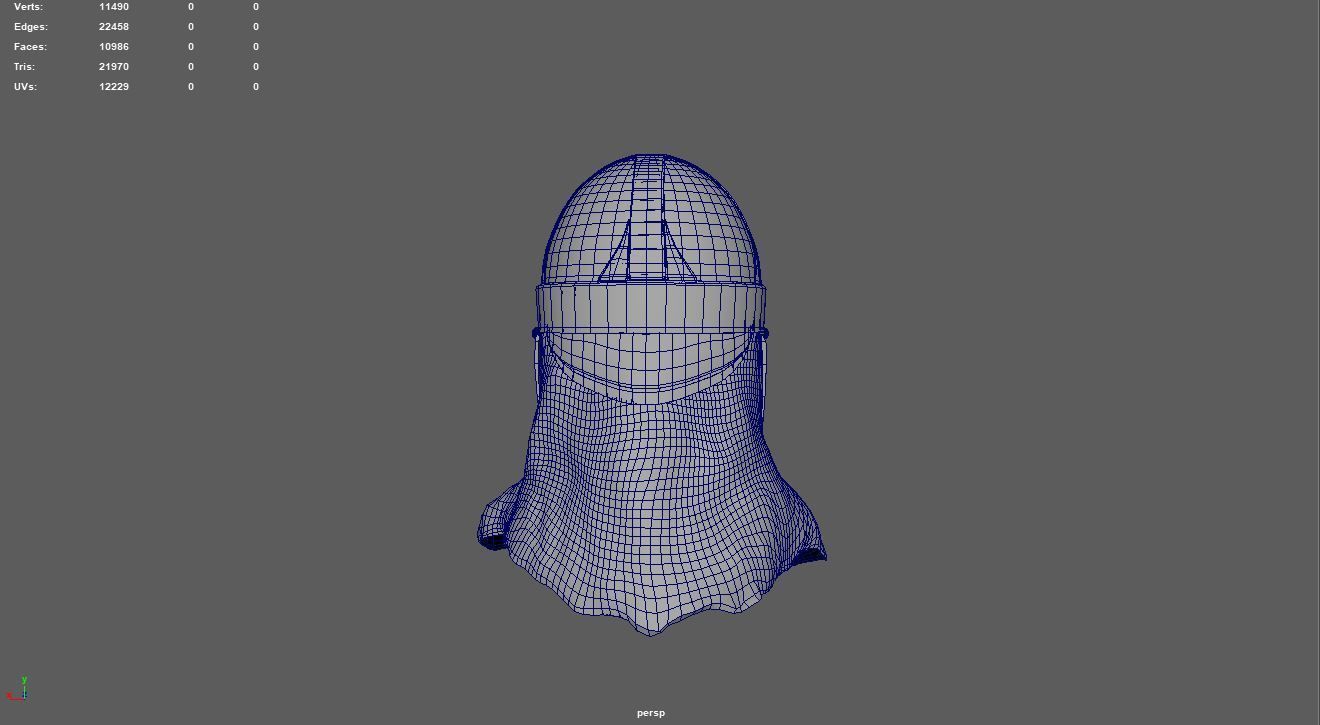 Scandinavian Helmet 3D model_23
