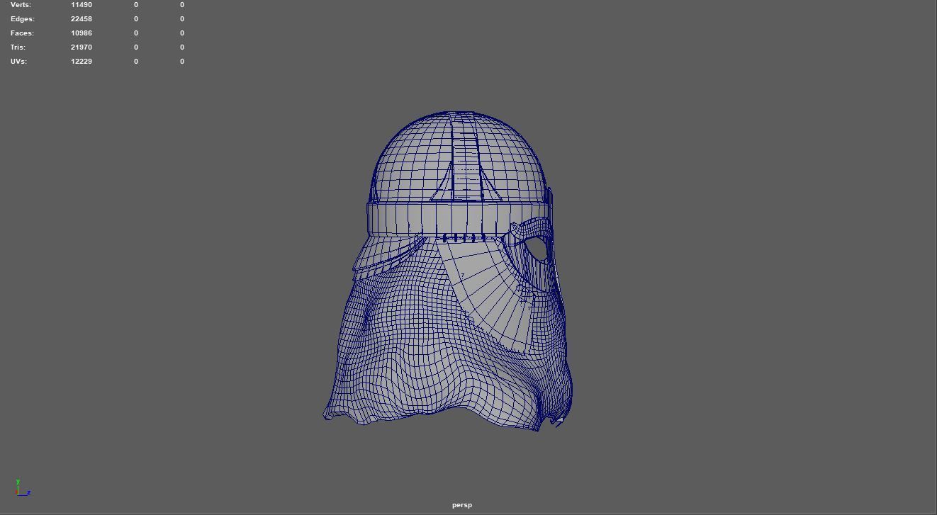 Scandinavian Helmet 3D model_22