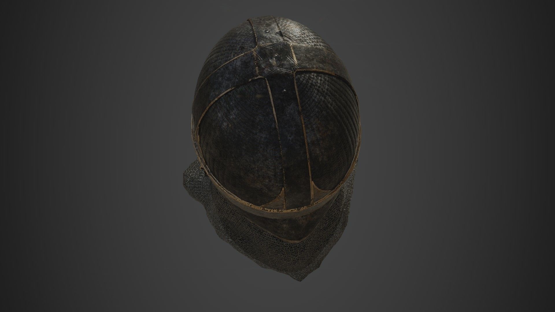 Scandinavian Helmet 3D model_10