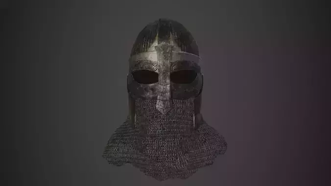 Scandinavian Helmet 3D model