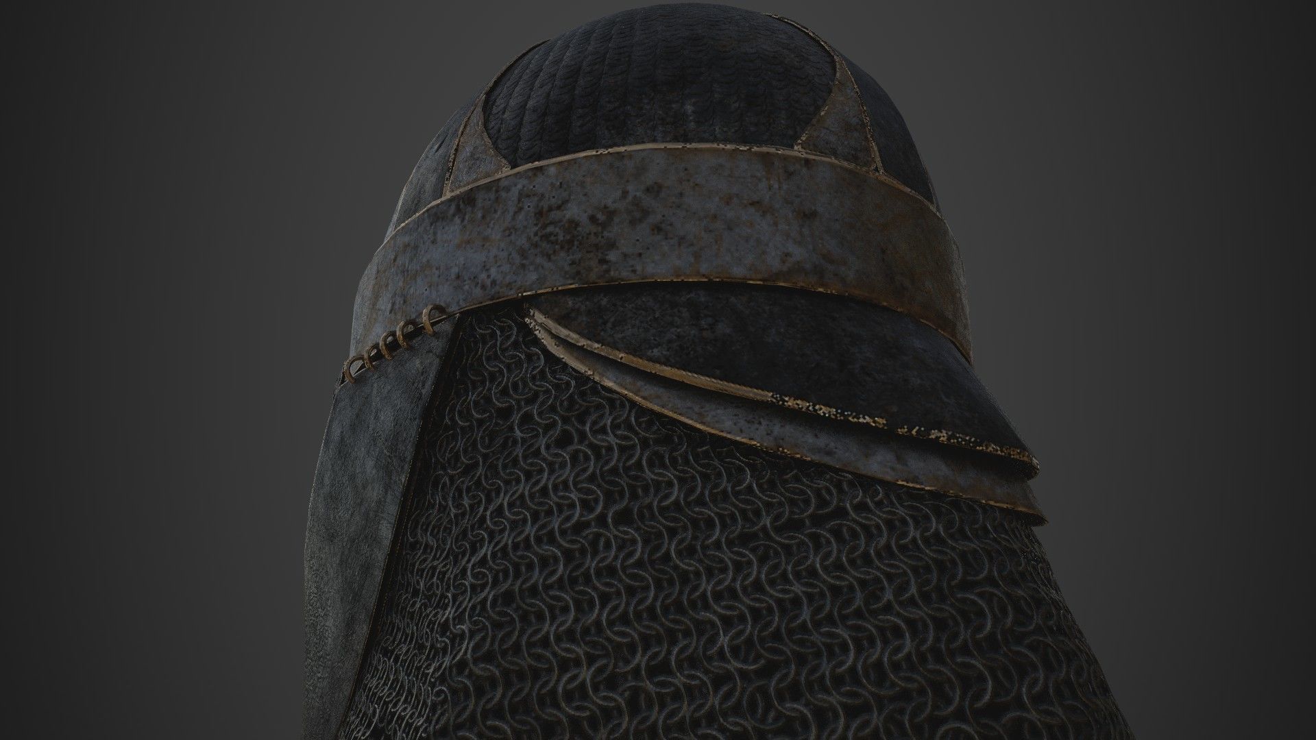 Scandinavian Helmet 3D model_4
