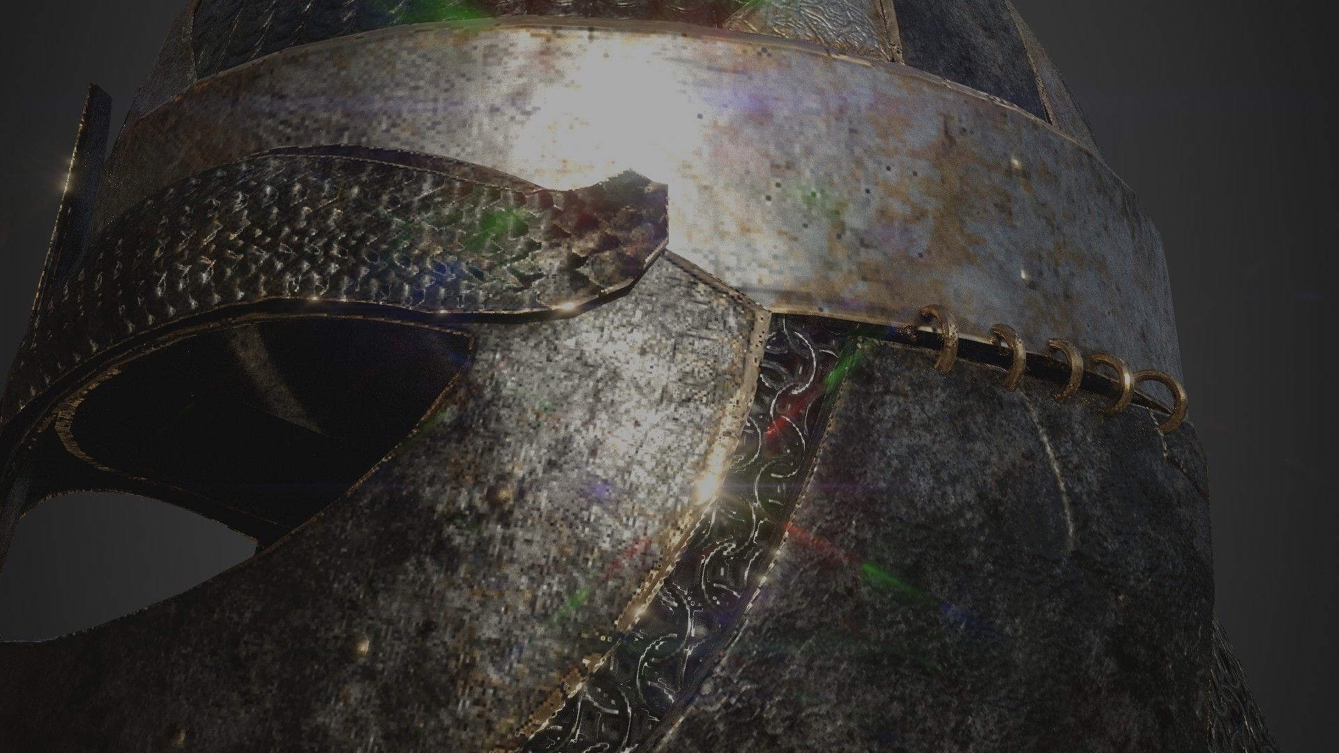 Scandinavian Helmet 3D model_6