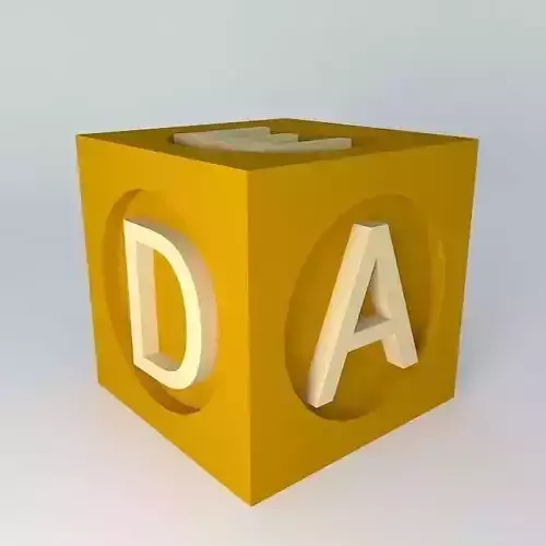 Wooden Blocks Free 3D model