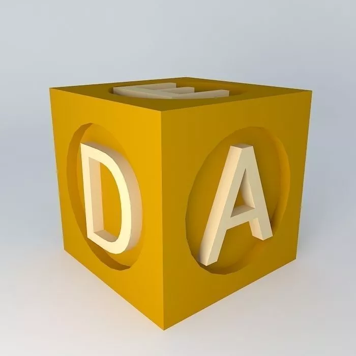 Wooden Blocks Free 3D model