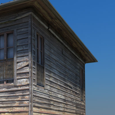Wooden House 2 3D model_2