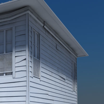 Wooden House 2 3D model_4