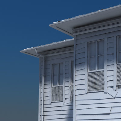 Wooden House 2 3D model_3