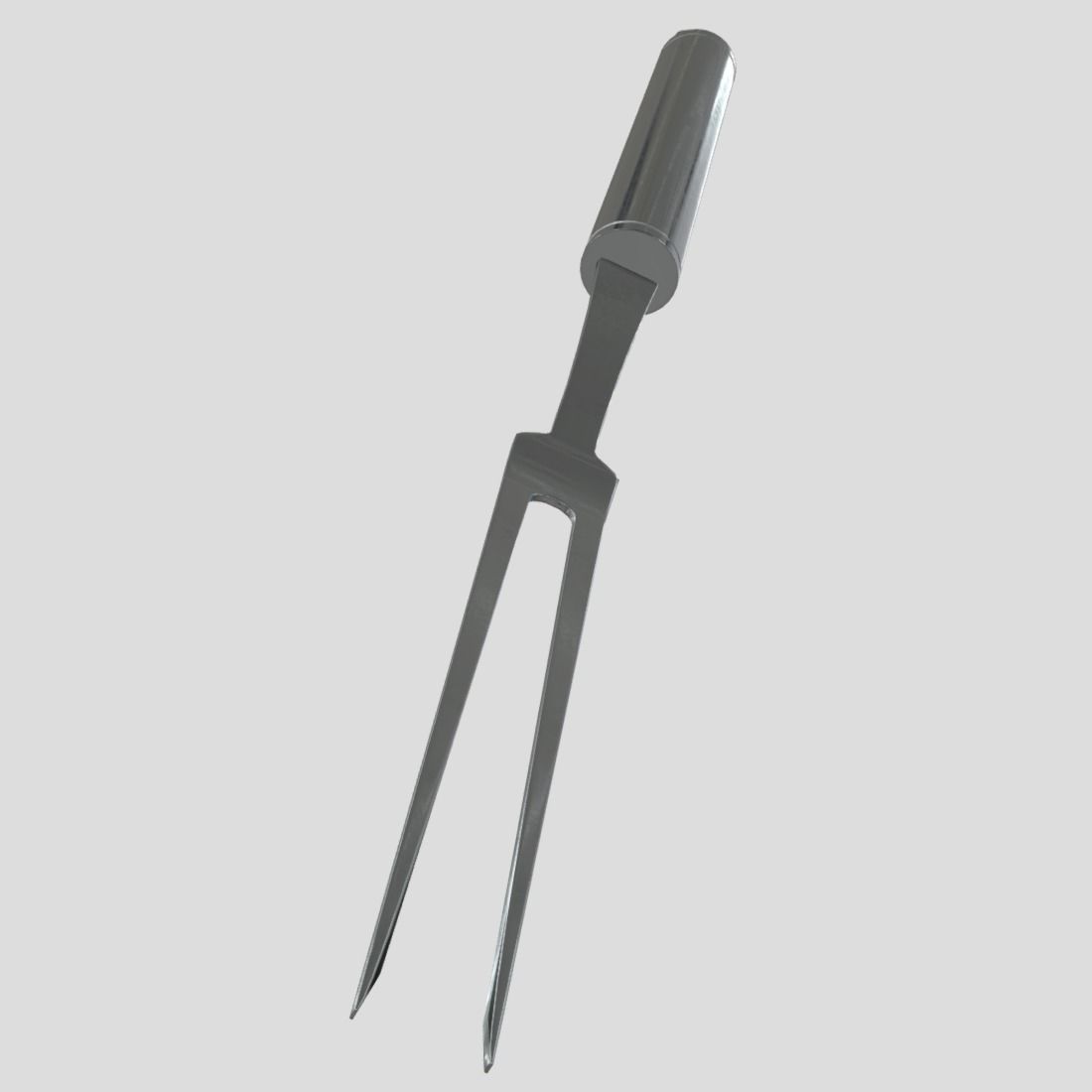 Meat Fork Low-poly 3D model_8
