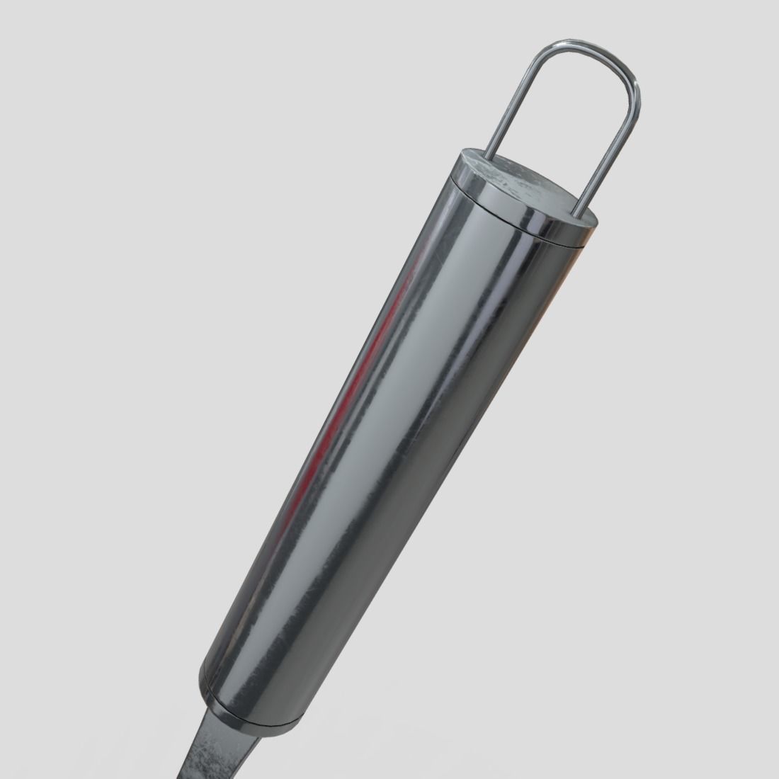 Meat Fork Low-poly 3D model_10