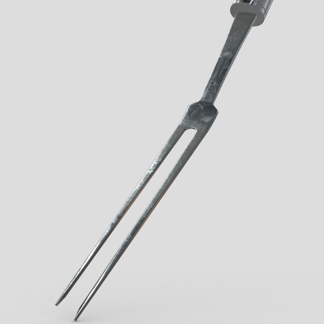 Meat Fork Low-poly 3D model_12