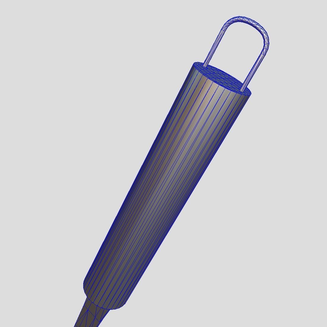 Meat Fork Low-poly 3D model_11