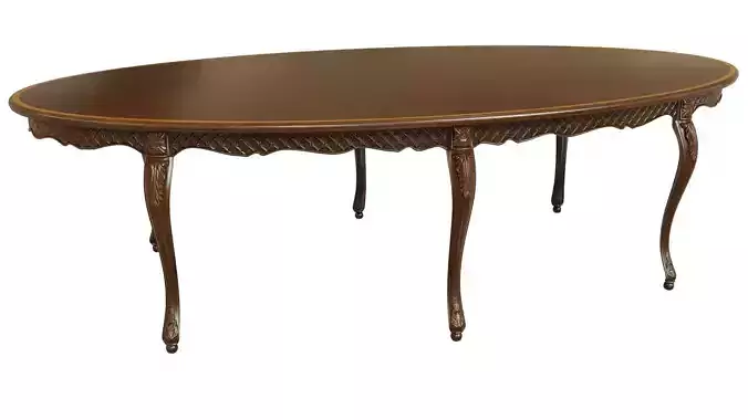 Classic table with carvings 2700