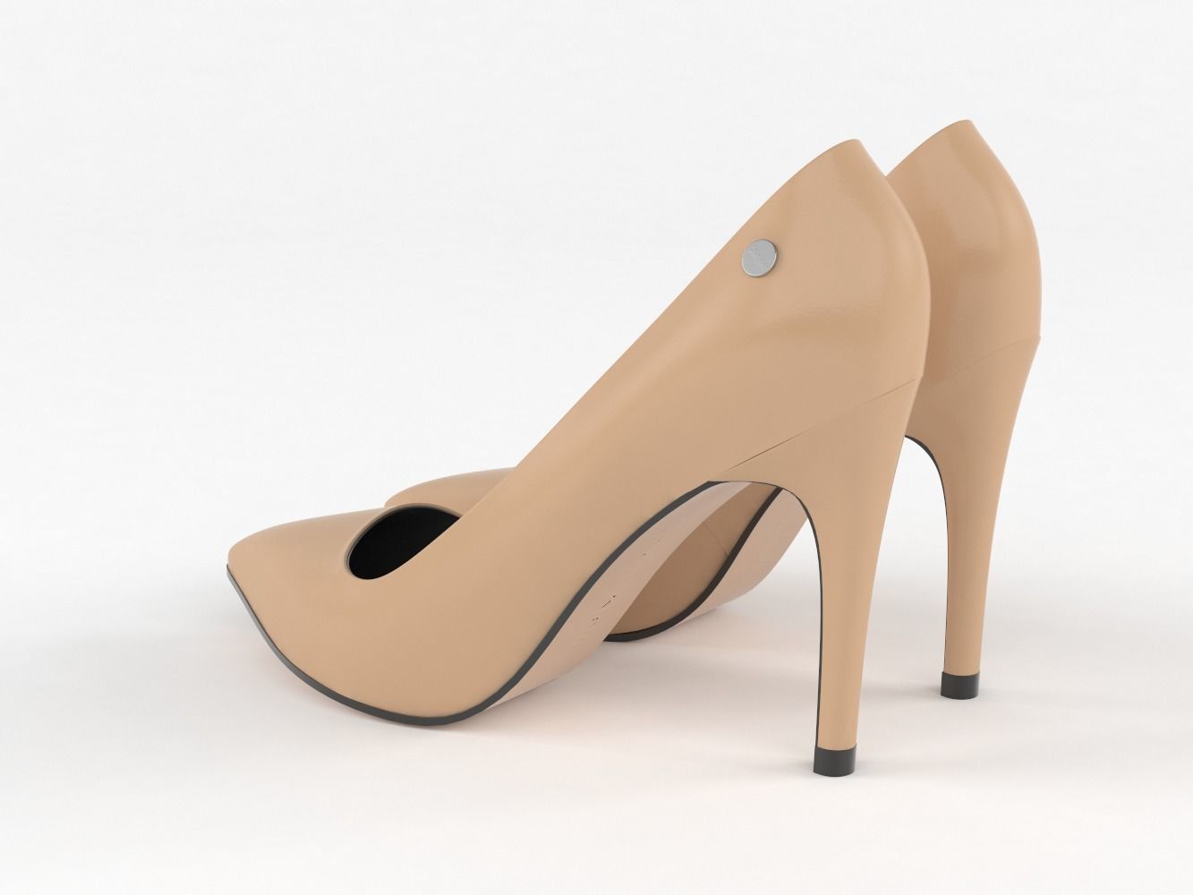 Women Shoes 3D model_4