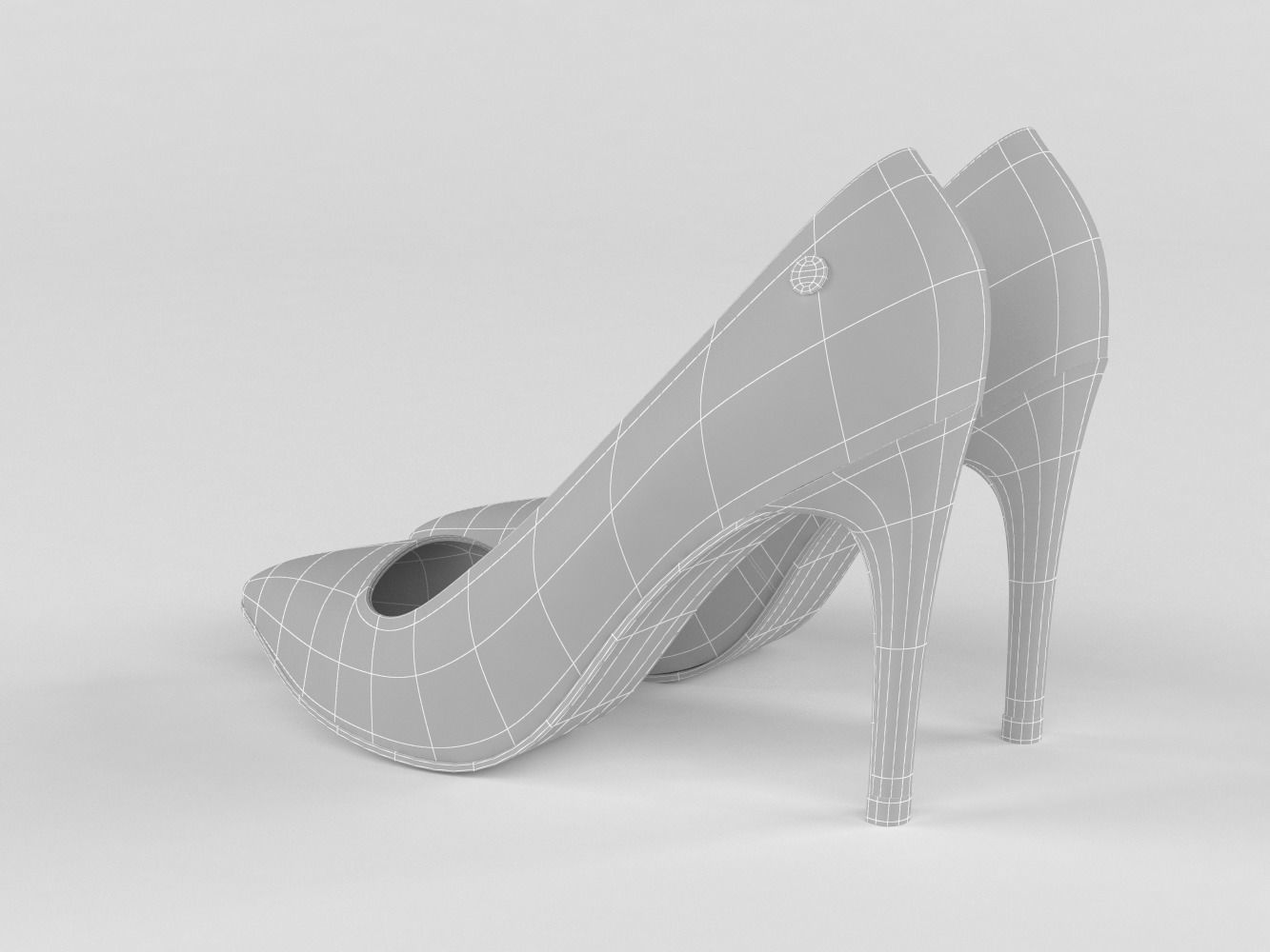 Women Shoes 3D model_12