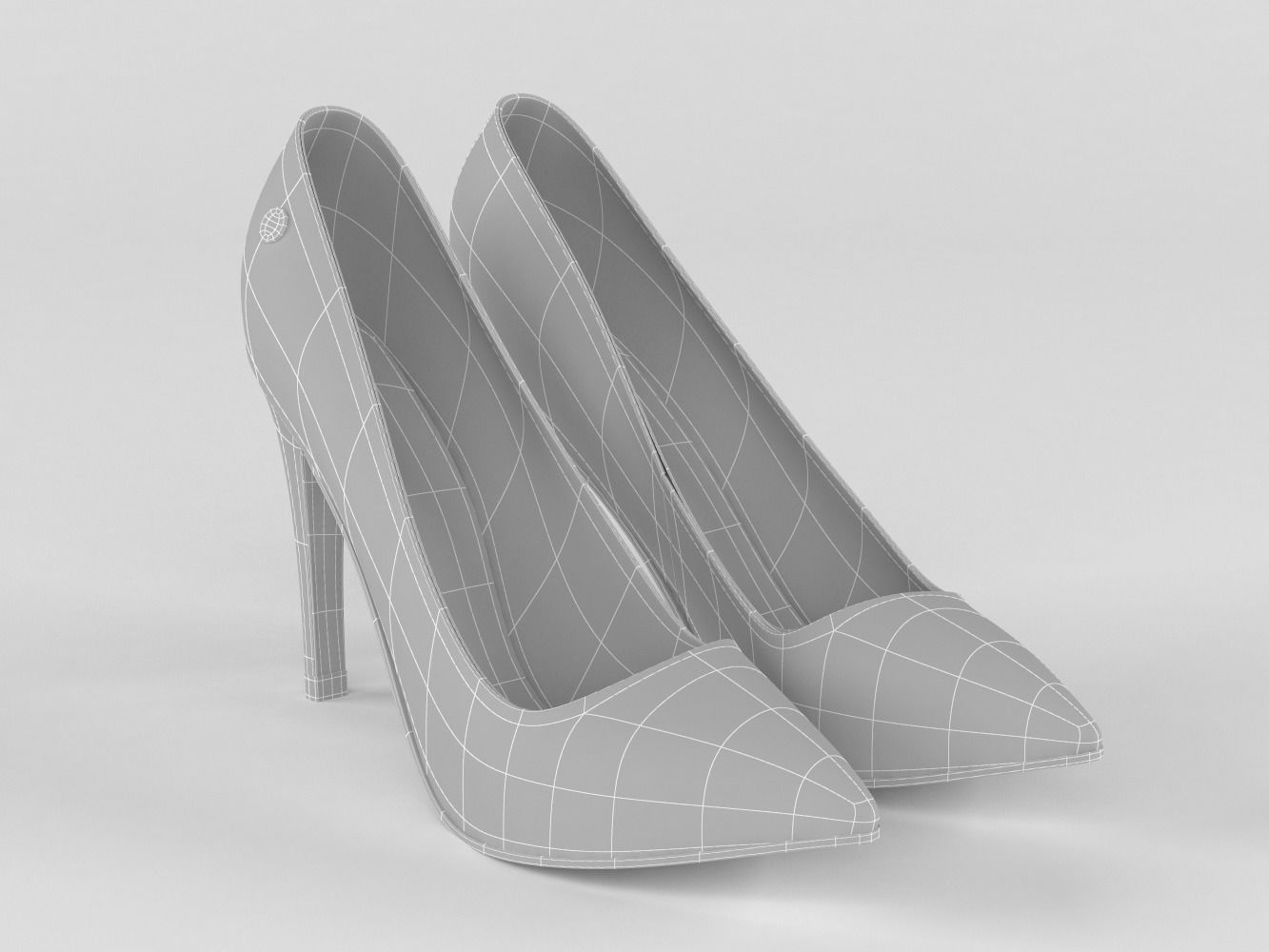 Women Shoes 3D model_9