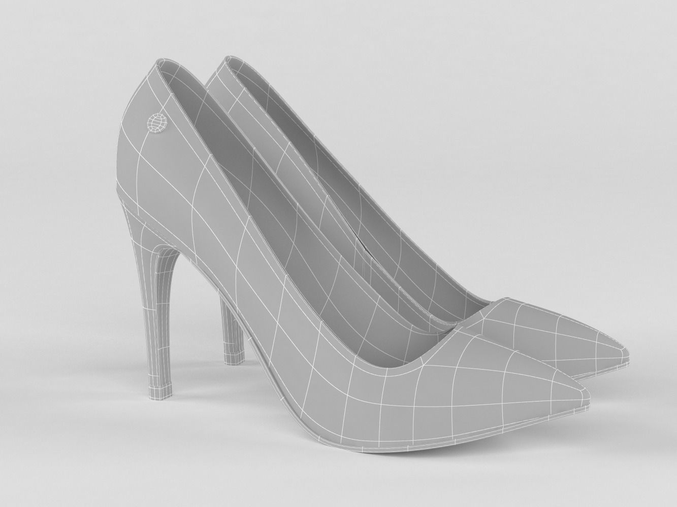 Women Shoes 3D model_10