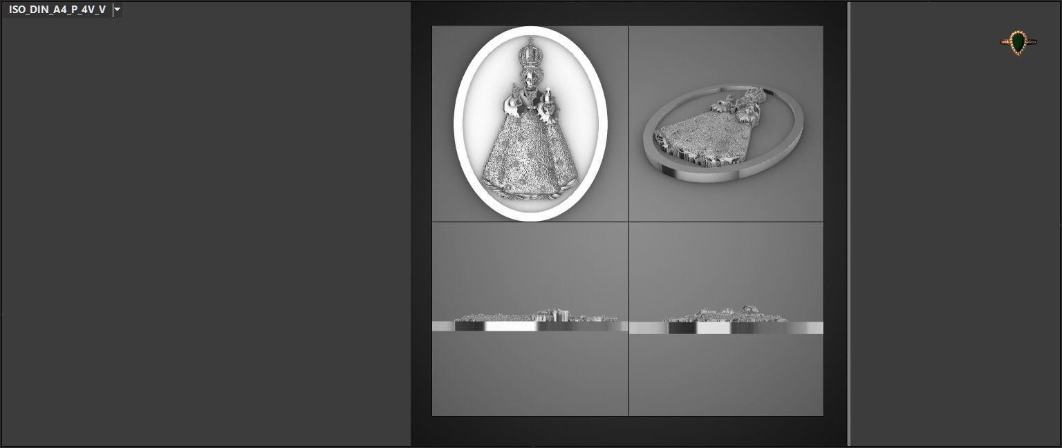 CHILD OF PRAGA PENDANT 3D print model_5