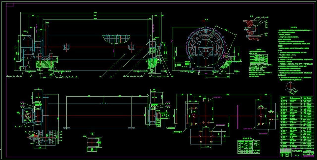 M2413 BALL MILL 2400x13000 3D model CGTrader