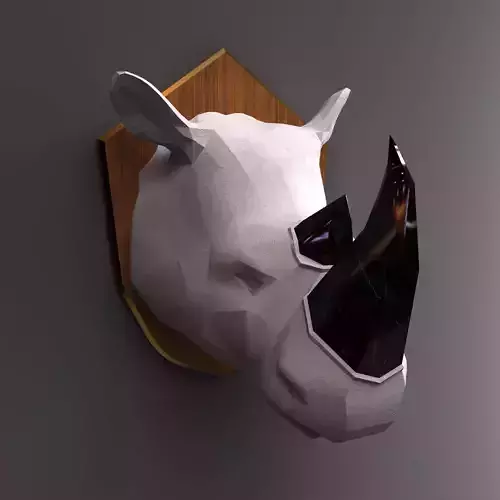 Rhino sculpture