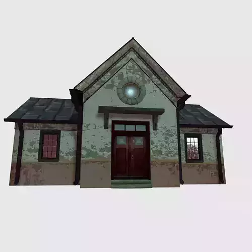 Old house with interior