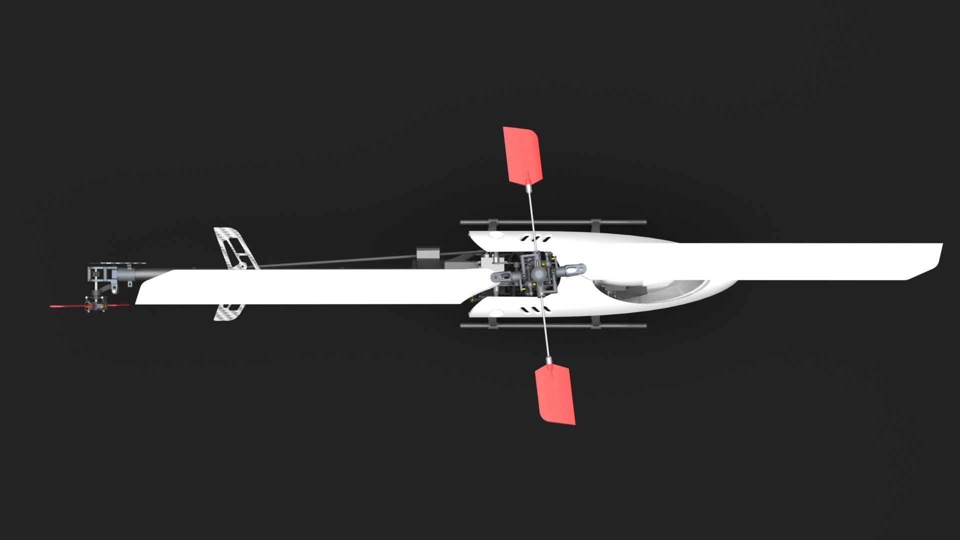 Belt CP V2 Custom RC Helicopter 3D model_3