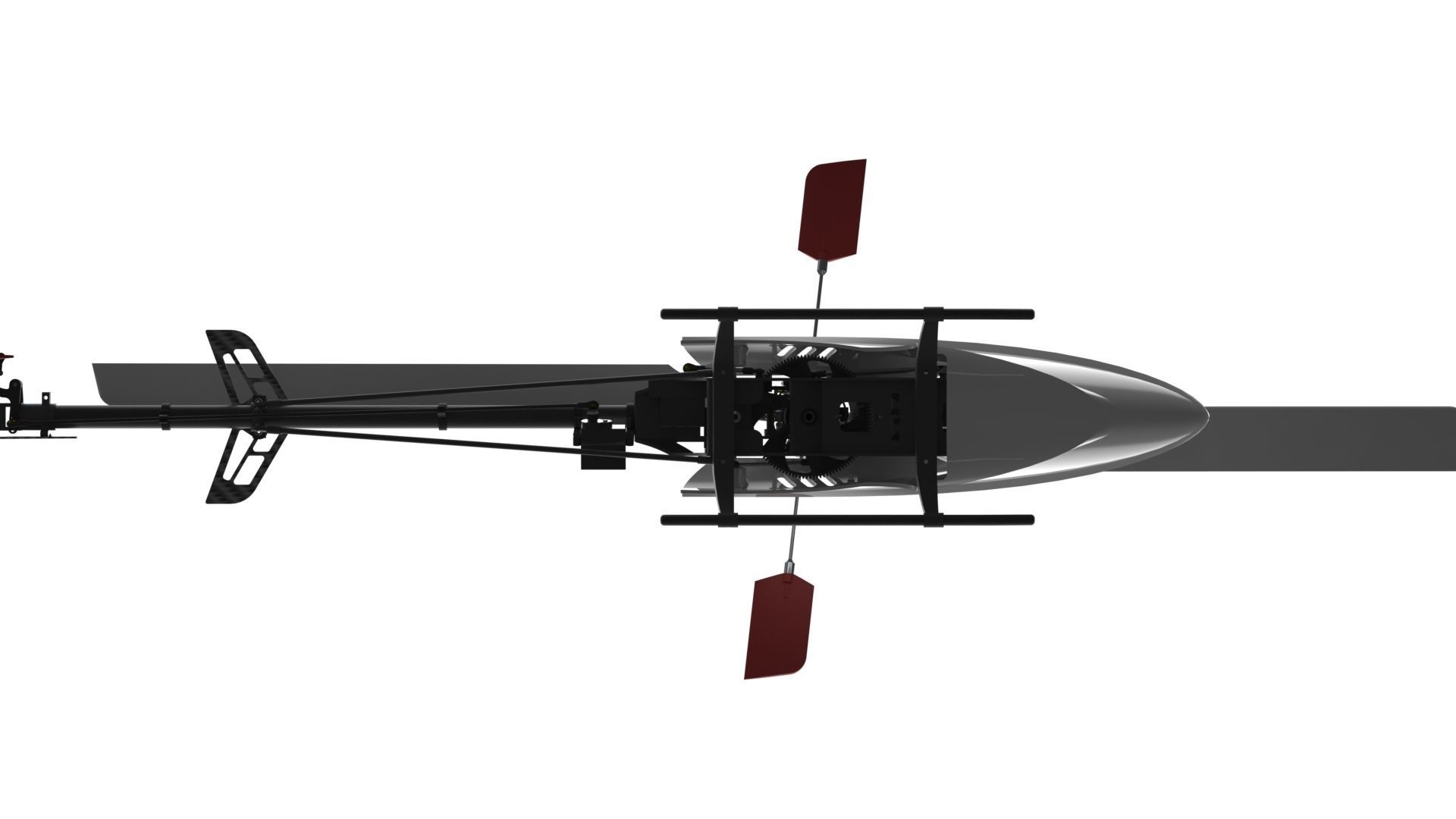 Belt CP V2 Custom RC Helicopter 3D model_11
