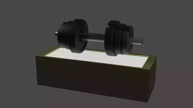 Adjustable Dumbbell 3D model
