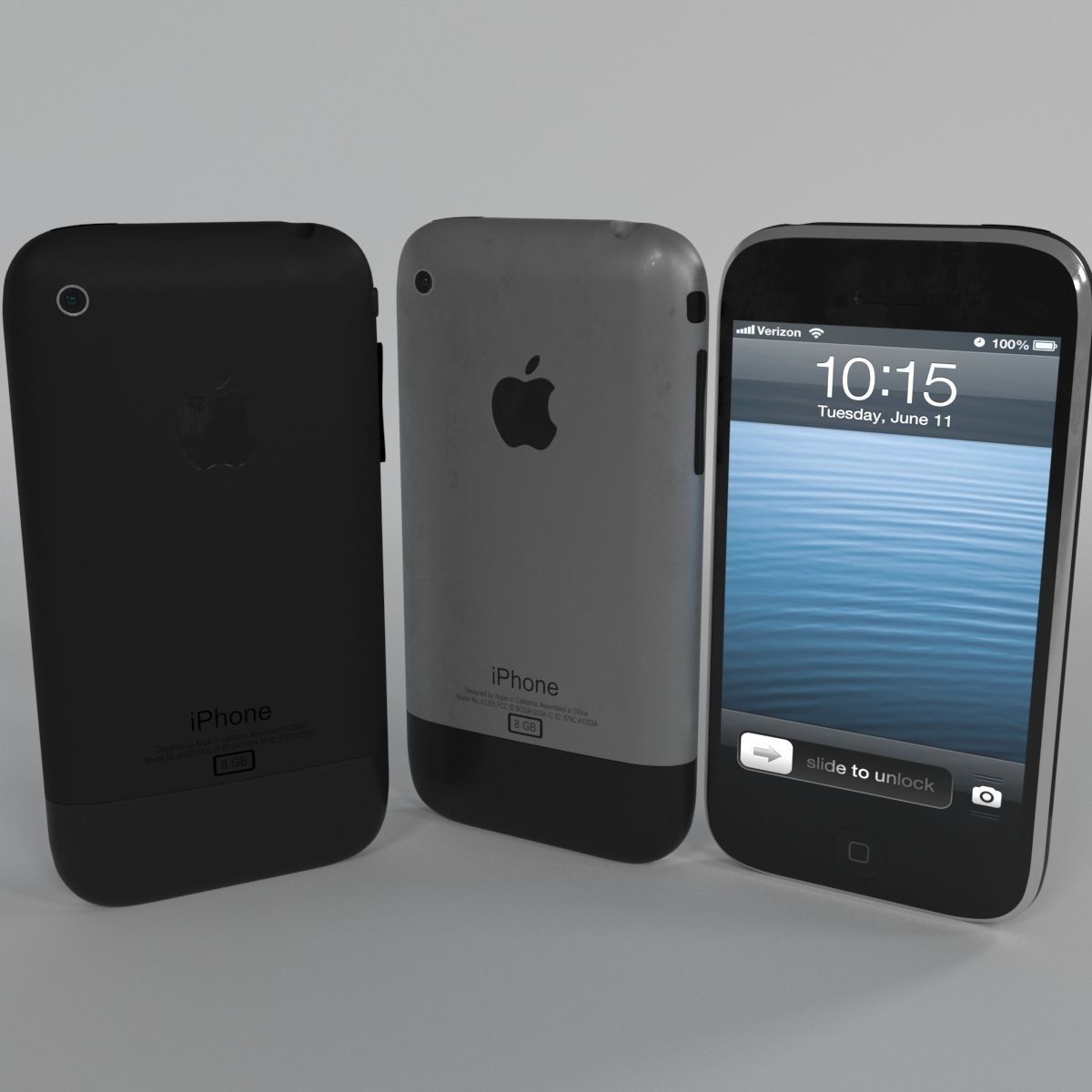 Iphone 2G 3D model_0