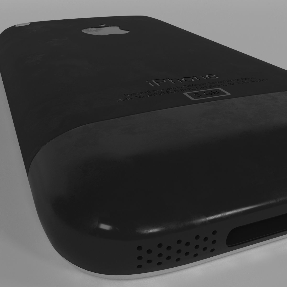 Iphone 2G 3D model_2