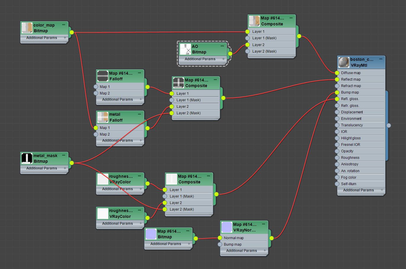 Tables and chairs set Boston style Low-poly 3D model_15