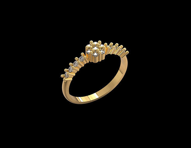 Women Ring 004 3D print model
