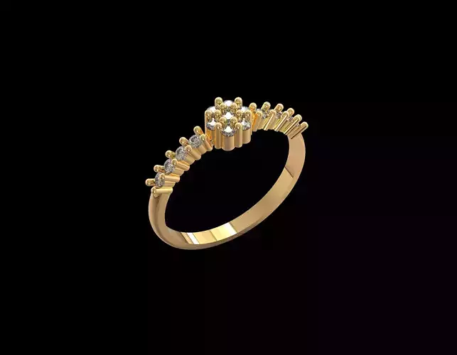 Women Ring 004 3D print model