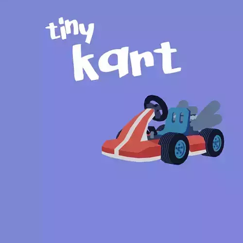 Toony Series - Tiny Kart Low-poly 3D model Toony Series - Tiny Kart Low-poly 3D model