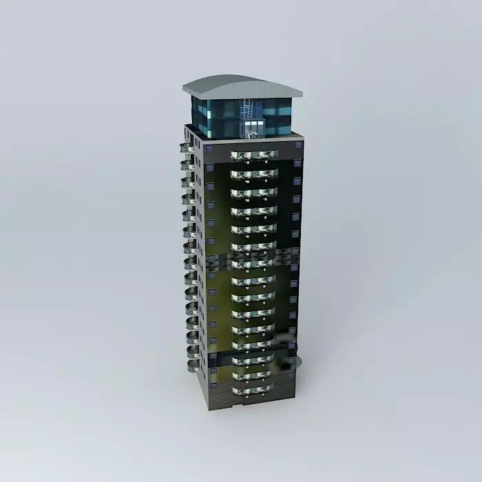Tower Maasboulevard Free 3D model