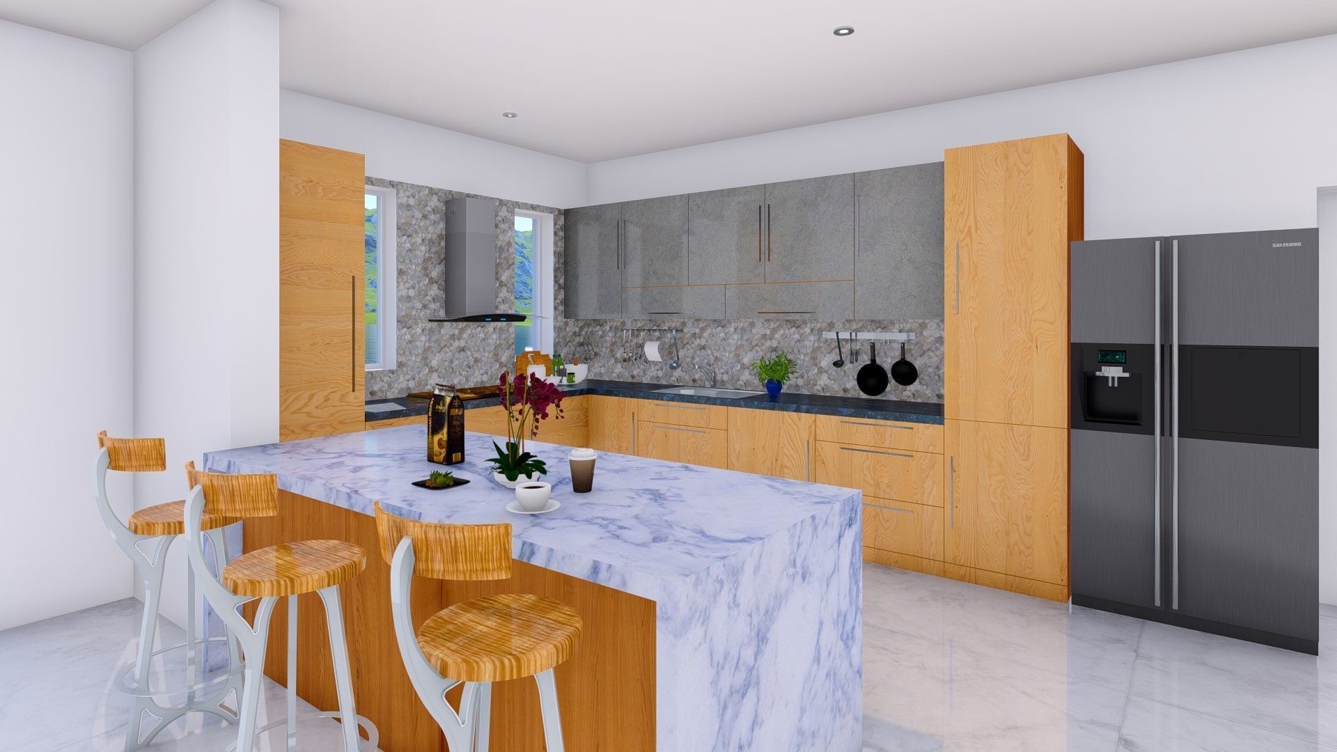 Lake Side House 3D model_24