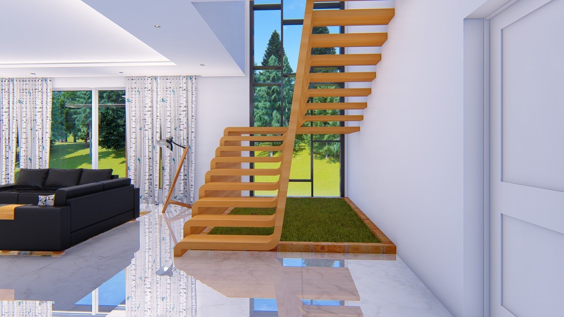 Lake Side House 3D model_25