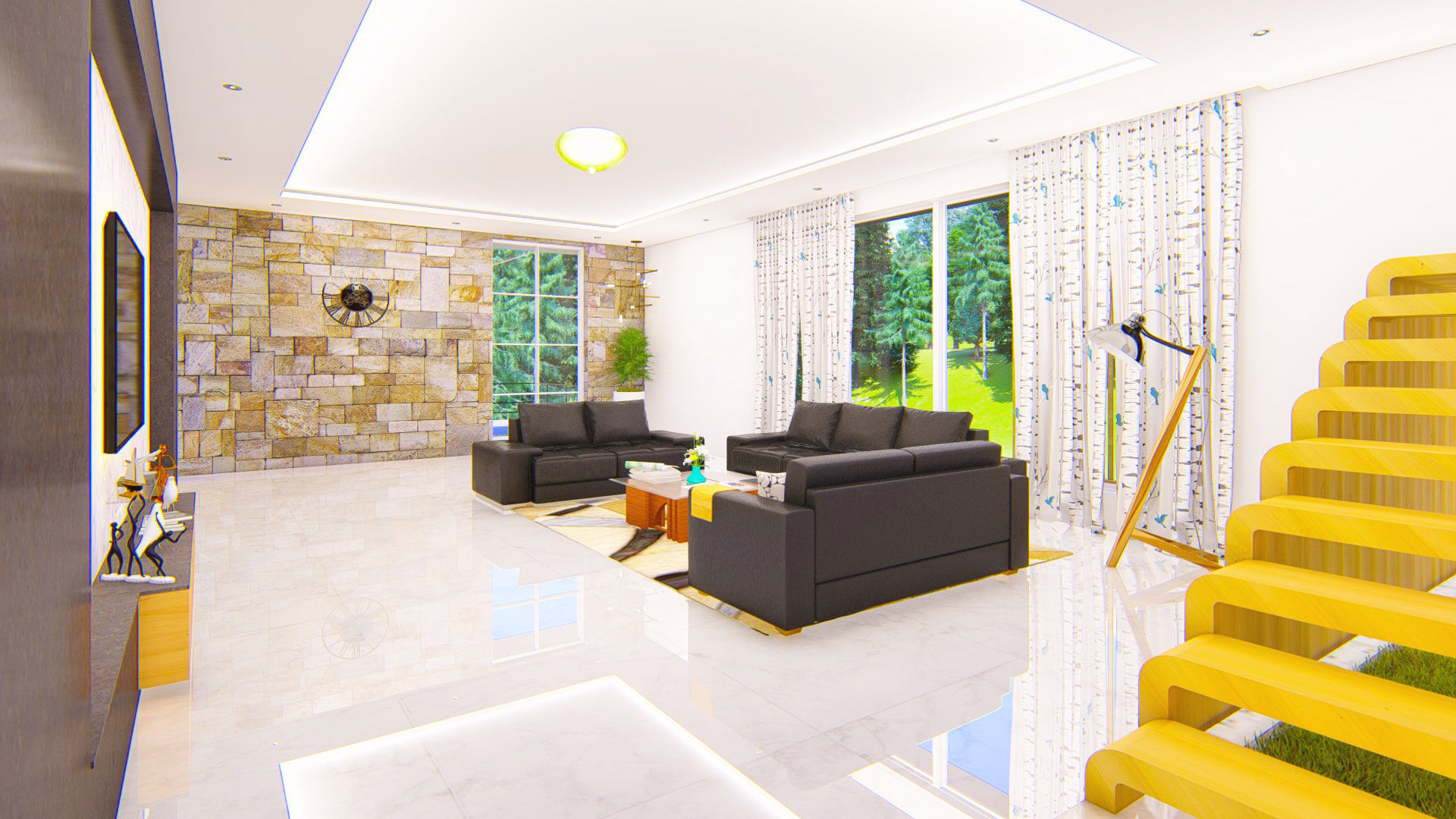 Lake Side House 3D model_18