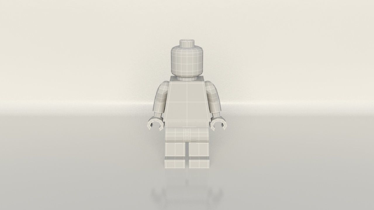 Lego 3ds max 2013 Low-poly 3D model_5