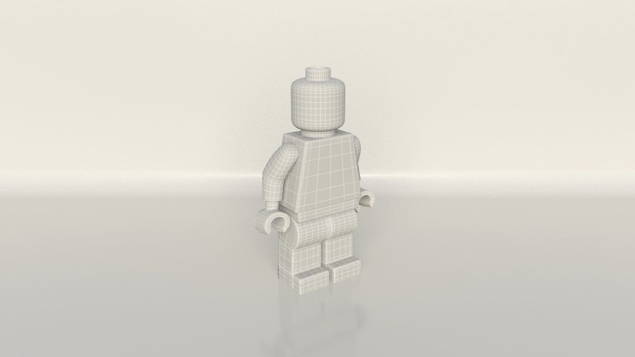 Lego 3ds max 2013 Low-poly 3D model_7